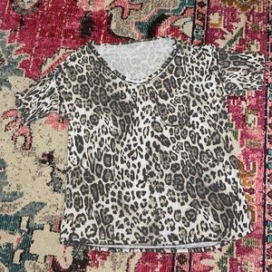 Leopard Pocket Top